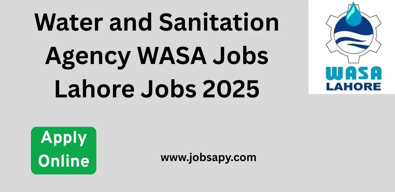 Water and Sanitation Agency WASA Jobs Lahore Jobs 2025