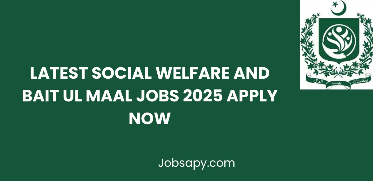 Latest Social Welfare And Bait ul Maal Jobs 2025 Apply Now